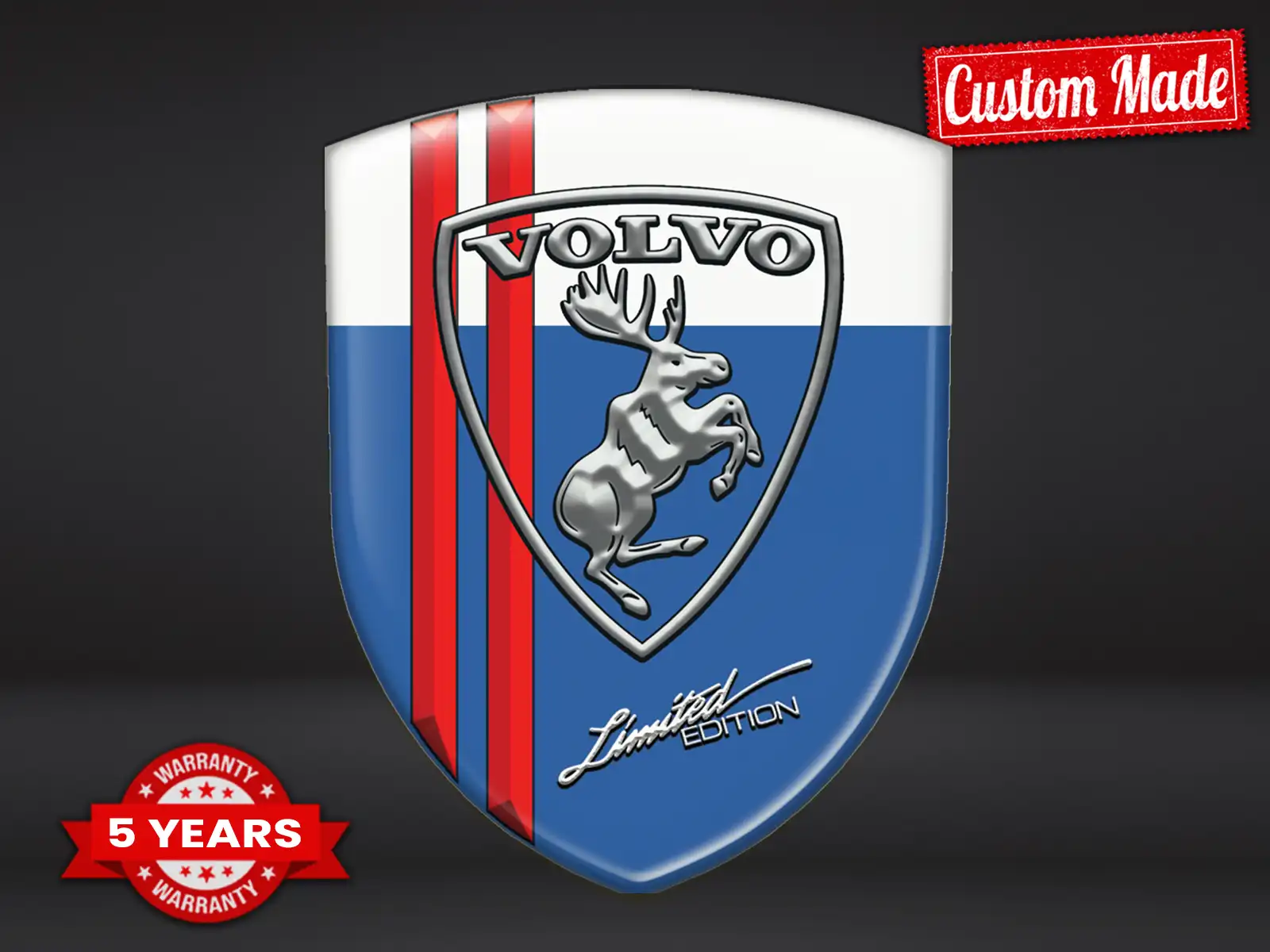 Volvo Pegatina Silicona Pro Máximo Estilo Resistente Rendimiento